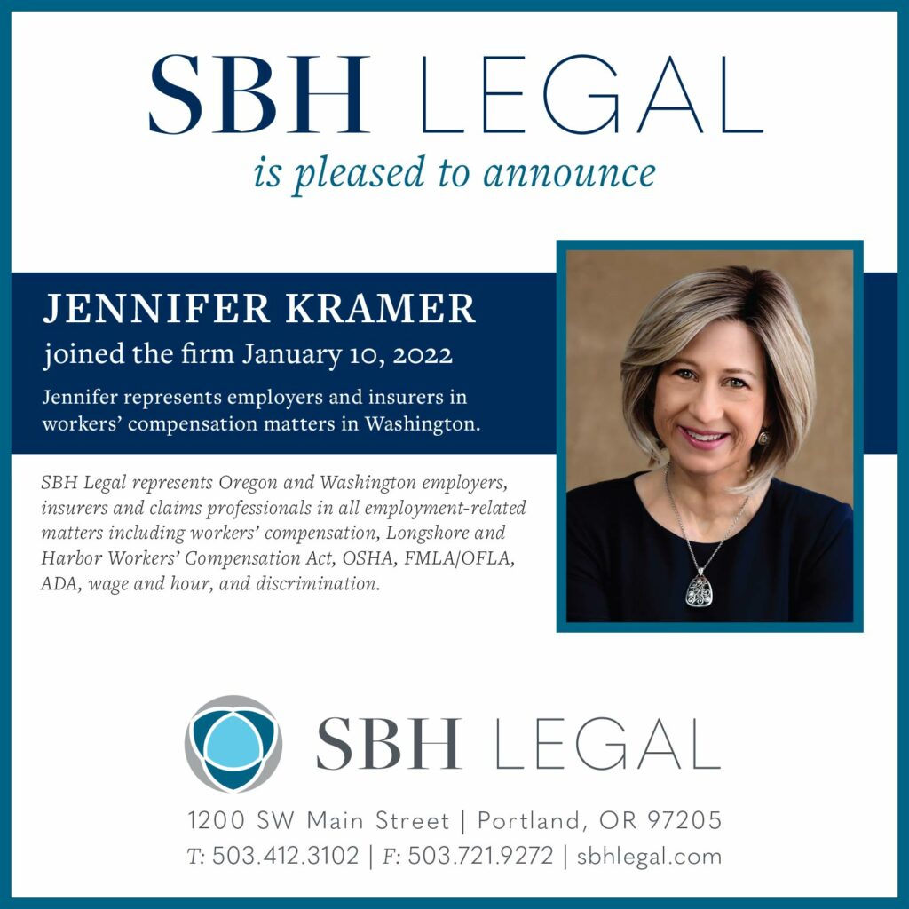 Jennifer Kramer johns SBH Legal